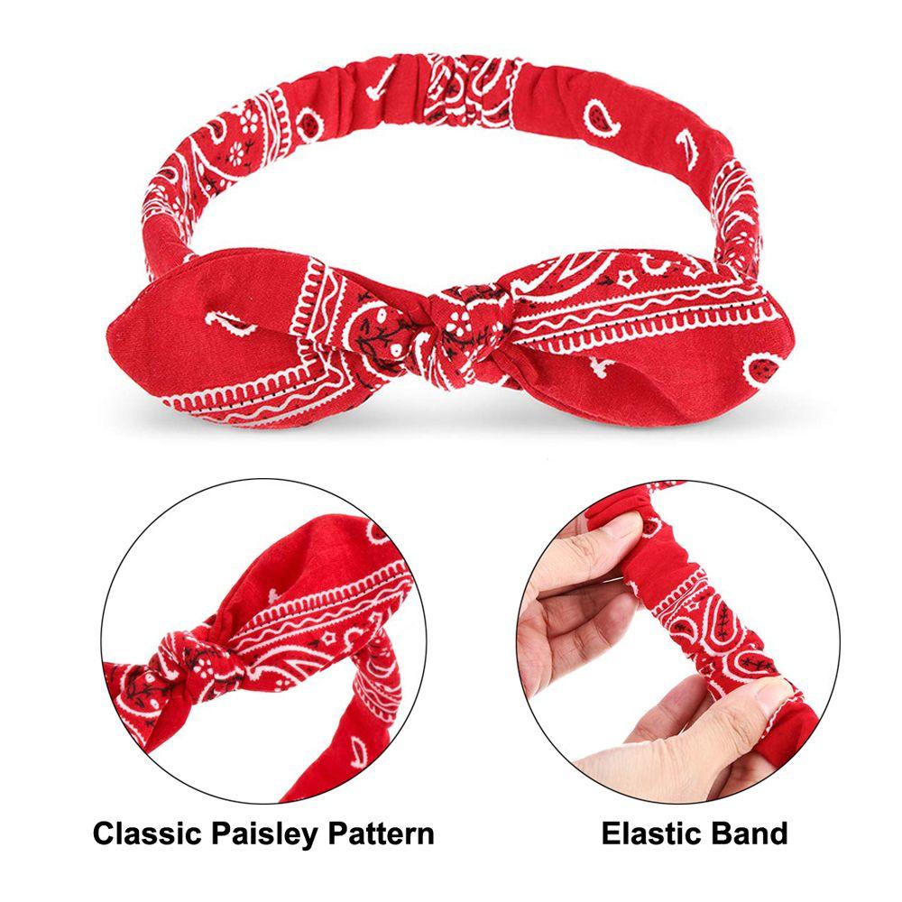 Аксессуары для волос Эластичные Однотонные Бант Повязка на голову Заячьи ушки Повязка для волос Тюрбан