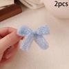 2 шт., сладкие, милые, красочные, осенне-зимние, заколки-банты, модные, допаминовые, боковые зажимы для женщин и девочек, кавайные аксессуары для волос, подарки