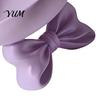 Decorative Catchall Tray 3D Printed Elegant Bow Jewelry Tray, Purple Ring Earring Holder, Stable Anti Slip Storage Bowl Vanity Organizer, Entryway Key