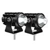 Super Bright Motorcycle LED Headlight Projector Lens LED Moto Truck Auxiliary Spotlight Motorcycle Headlamp Dual Color Fog Light
