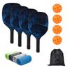 Pickleball Racket Set Pickleball Buggy Bag Combination Outdoor Leisure Iced Towel