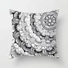 45x45cm Colorful Abstract Mandala Print Pillowcase Comfortable Sofa Car Seat Waist Cushion  Cover Modern Home Decor