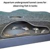 Аквариумные Подземные Тоннели Декорация Уникальный 3D Дизайн с Естественными Изгибами Реалистичные Аксессуары для Ландшафтного Дизайна Аквариума для Дома
