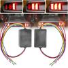 For Ford Mustang 3-Step Sequential Dynamic Chase Flash Module Boxes Car Front or Rear Turn Signal Light LED Controller Module