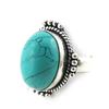 [N0281] - Turquoise 'Mineralia' Designer Ring
