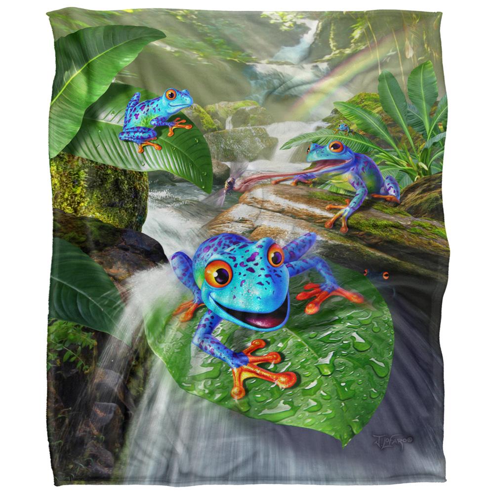 JQ Licensing Плед Jlo Silky Frog Супермягкий