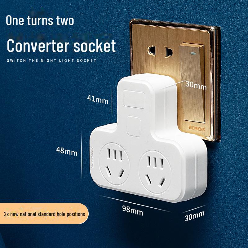 Беспроводная многофункциональная USB-розетка с ночником