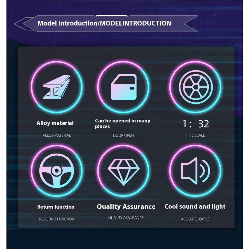 Модель суперкара Koenigsegg Gemini Gt из сплава в масштабе 1/32, Модель-симуляция транспортного средства, Коллекция со звуком и светом, Детская игрушка, Подарки