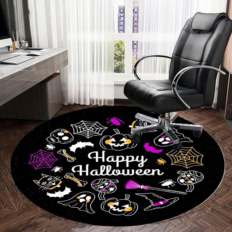 1pc Office Carpet Chair Mats Halloween Party Decorations Perfect for Decorating Office Chairs, Living Rooms, Or Bedrooms.YDT255