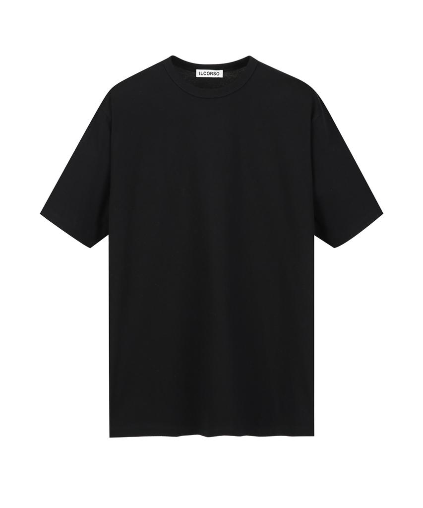 IL CORSO Us Cotton Short Sleeve T-Shirt Black
