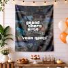 Gta Personalized Name Tapestry Multi-purpose Tapestry Smooth Polyester Ideal for Dorm Room Multi-purpose for All Occasions