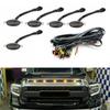 5Pcs For Toyota Tundra 2008- Raptor-Style Grille LED Light Grill Mount Assemblies Front Grille Lighting Lamp Car Lights