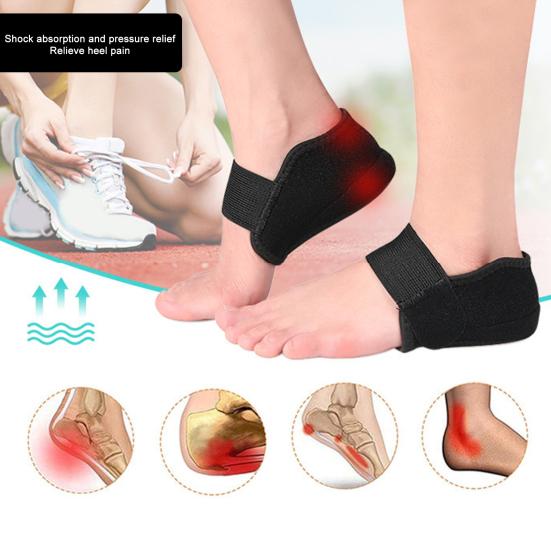 2Pcs/Pair Practical Non-slip Lightweight Heel Protector Height Increasing Pad Cover for Unisex