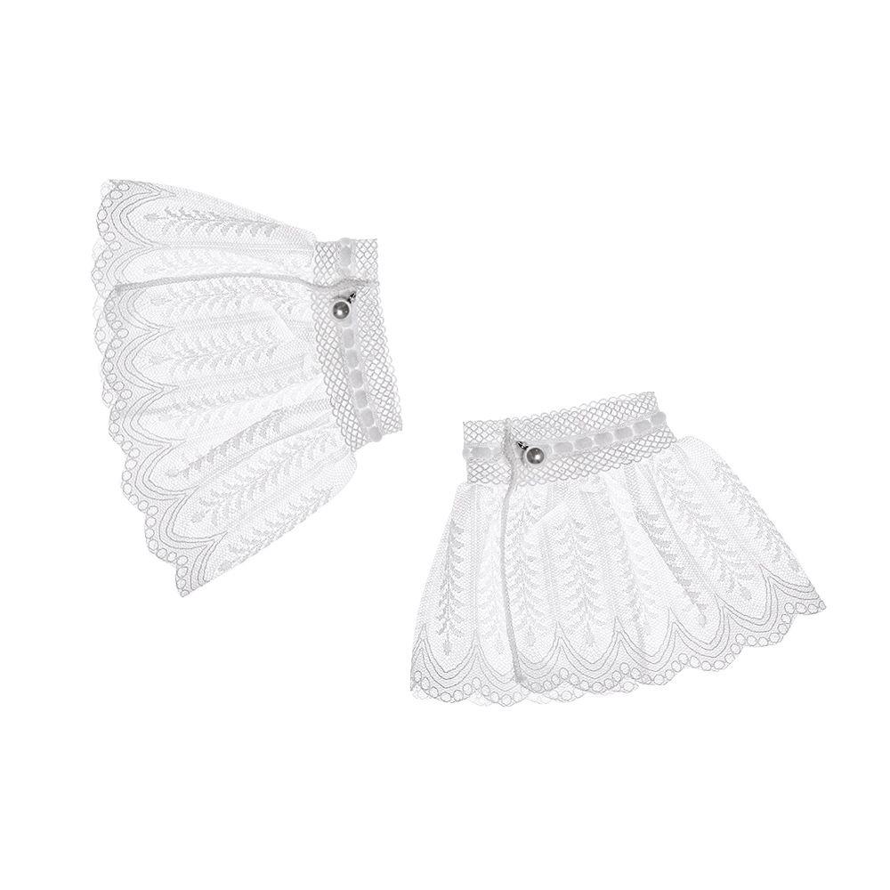 Lace Fake Cuff Organ Fake Sleeves Fake Sleeves Wild Sweater Pleated Wrist Decorative Sleeves