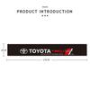 Car Front Rear Windshield Decoration Sticker For Toyota TRD Gazoo Racing Prius Prado Avensis Verso Sienna Avalon Camry Fortuner