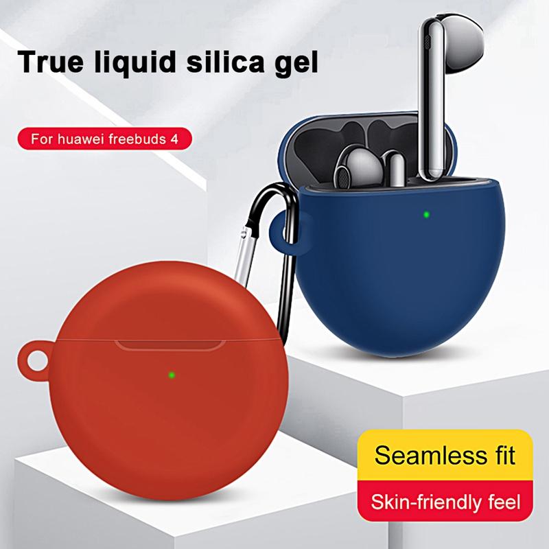 Силиконовый чехол для Huawei Freebuds 4 /4E ТПУ Bluetooth гарнитура Силиконовый защитный чехол для Freebuds 4