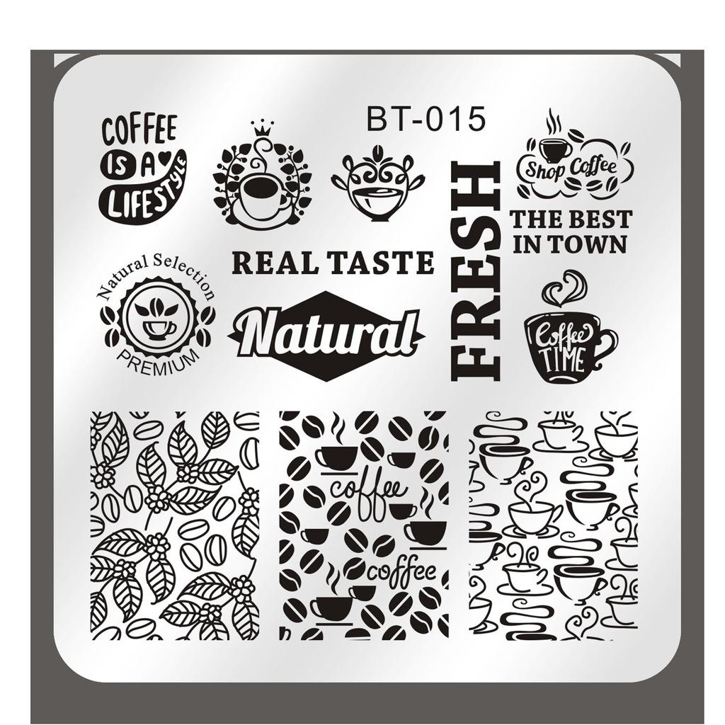 1 PC Nail Art Templates Stamping Plate Design Flower Butterfly Glass Temperature Lace Stamp Templates Plates Image Decor