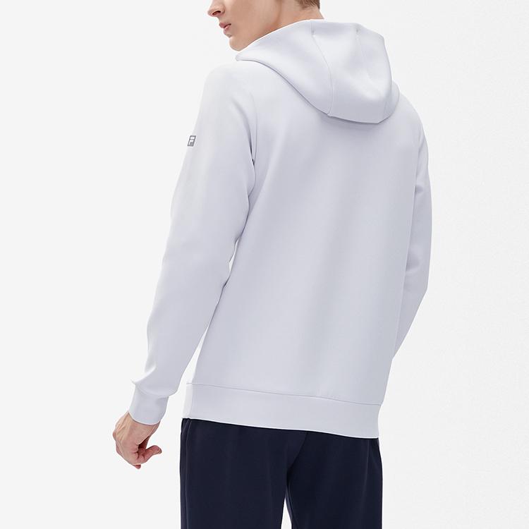 Men's Sweatshirt FILA Athletics Sweatshirt Men's Cool Stone White