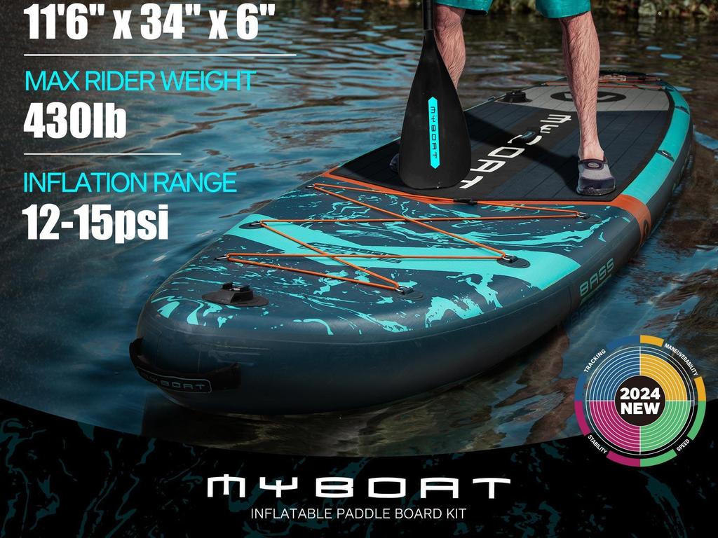 Myboat MY01 10 футов 6 дюймов * 35 дюймов * 6 дюймов надувная доска для серфинга стоя Нескользящая широкая доска для серфинга водные виды спорта со всеми аксессуарами