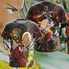 Аниме One Punch Man 3D Печатные Футболки Мужские Женские Модная Уличная Одежда Оверсайз С Коротким Рукавом Футболка Мужские Футболки Топы Мужская Одежда