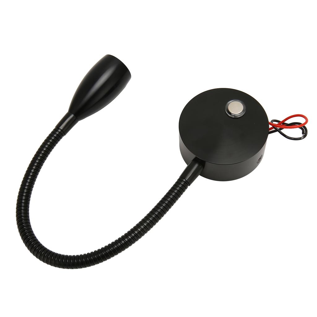 LED RV Gooseneck Bed Light with USB Port Type C Port Touch Control DC12?24V Soft Light RV Bedside