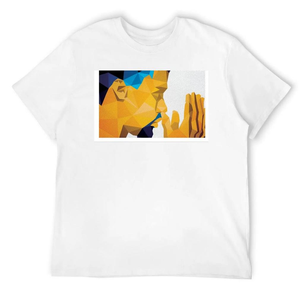 Футболка Mahmoud Abdul-Rauf с винтажной графикой, мужские тренировочные рубашки