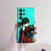 Крутой чехол для телефона с аниме B-Blue Lock для Samsung Galaxy S25 S24 S22 S23 Ultra S21 S20 Plus 5G, матовый, нескользящий, полное покрытие