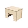 Hamster House Chamber Cage Decor with Window Platform Hideout Pet Play Hut for