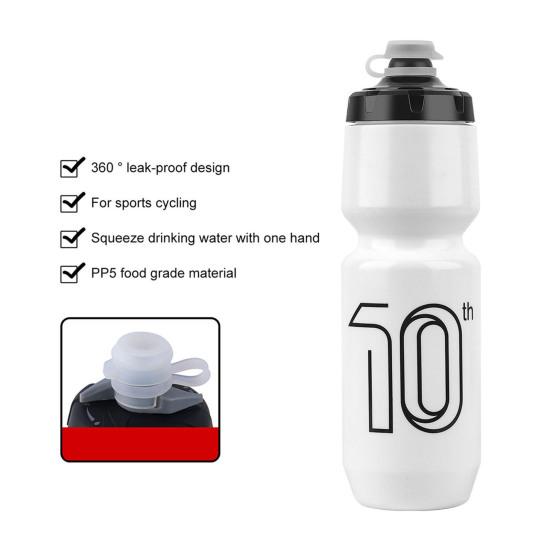 Бутылка для воды для велосипеда объемом 750 мл, большая емкость, портативная, легкая, для скалолазания, путешествий, спорта, спортзала, тренировок, езды на велосипеде, сжимаемая, питьевая бутылка