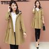 Женская одежда большого размера, теплая ветровка с длинным рукавом, шерстяное пальто большого размера на весну и осень