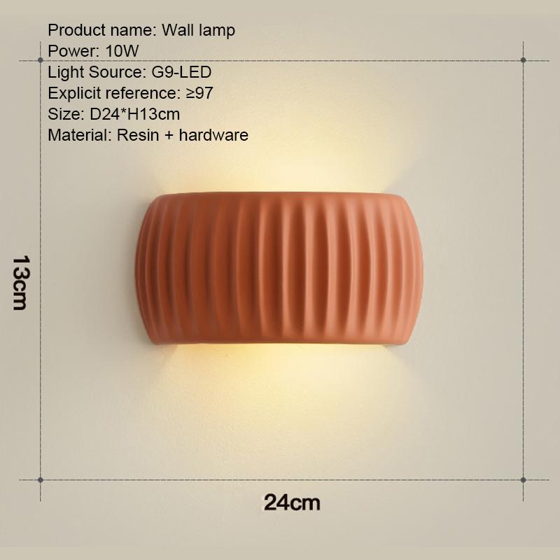 Настенный светильник для спальни, гостиной, домашнего декора, лампа 110 В, 220 В, современная смола, ресторан, внутренний коридор, крыльцо, прикроватные настенные светильники