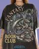 Футболка Fantasy Book Club Dragon & Owl Comfort Colors®, Винтажная футболка для любителей готической литературы