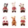 ZAKKA Рождественские полимерные миниатюры животных для украшения рабочего стола
