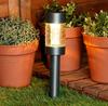 Solar garden lamp LED 27003000K Warm white light twilight sensor