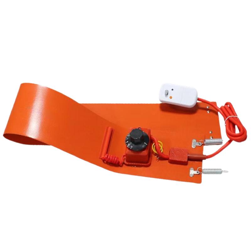 Silicone Gas Cylinder Heating Belt 220V for 5/13/15/50kg LPG Tank with Thermostat 30‑110°C Overheat Protection Flexible Design
