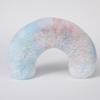 Pet Pillow Super Soft Tie-dye Plush Little Devil Shape Cat Pillow Pet Lying Mat Dog Pillow U-Shaped Pillow Pet Products