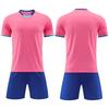 Wholesale children's football jersey sets, primary school football training jerseys, boys and girls competition printed jerseys