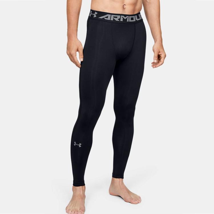 Under Armour Sports Training Compression Tights Men Bottoms Black 1291326-001