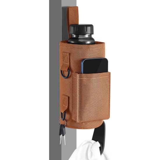 Магнитная сумка для воды для спортзала с карманами для телефона, плечевым ремнем, для фитнеса