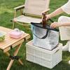 Aluminum Foil Lining Lunch Bag Pearl Cotton Padding Food Storage Bag Insulated Cooler Bag  Office