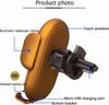 Умный автомобильный беспроводной держатель для телефона с функцией автоматического определения зарядного устройства для сотового телефона Qi 10 Вт Fast