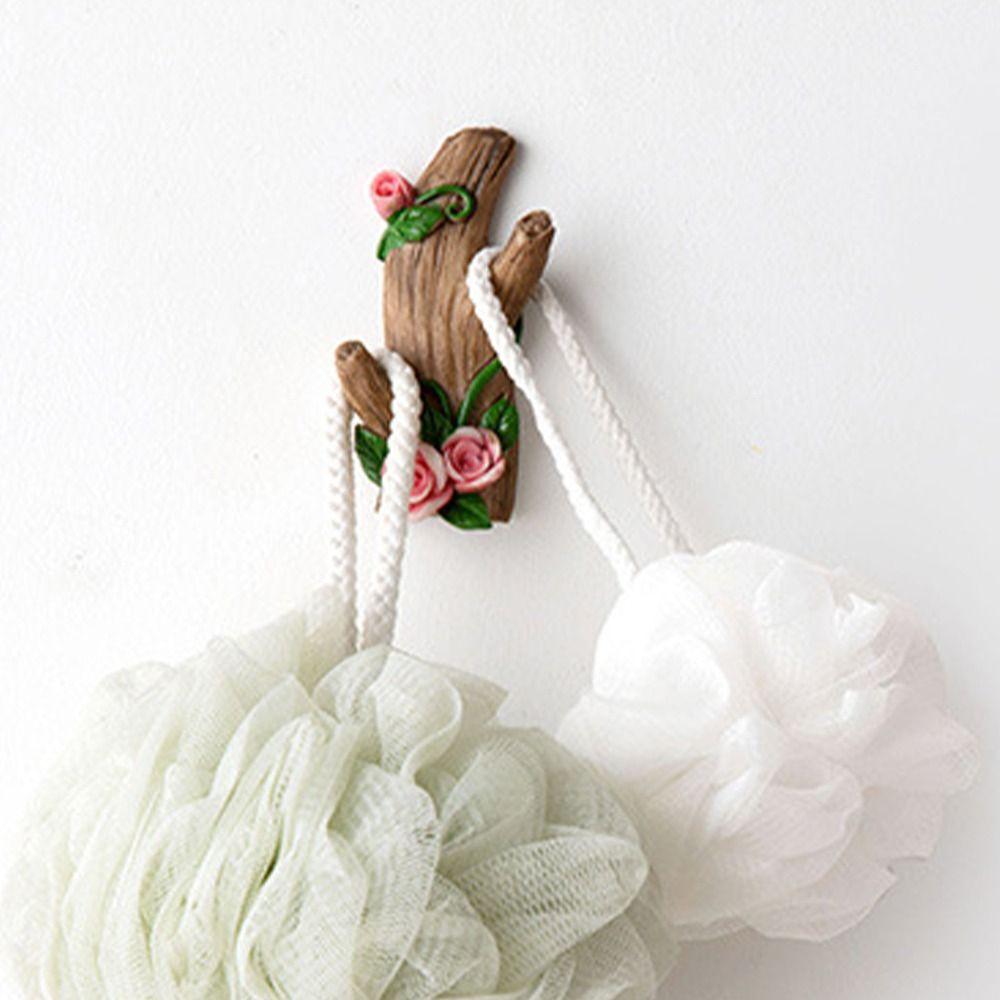 3pcs No-Drill Wall Hook Holder Strong Sticky Coat Rack Umbrella Storage Rack Entrance Door