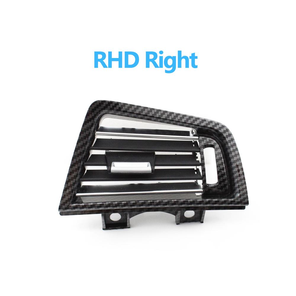 LHD RHD из углеродного волокна, хромированная передняя и задняя решетка кондиционера, выходная крышка для BMW 5 серии F10 520 521 523 525 528