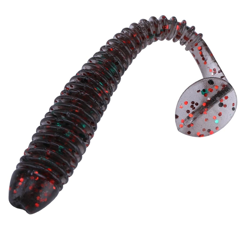 10pcs/lot Soft Rubber Bait Fishing Lure Wobbler Soft Worm Carp Fishing  Artificial Silicone Swimbait