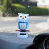Украшение для автомобиля в виде совы Милые солнечные автомобильные аксессуары Украшения для приборной панели Украшение для приборной панели автомобиля в виде совы с качающейся головой Автомобильные аксессуары