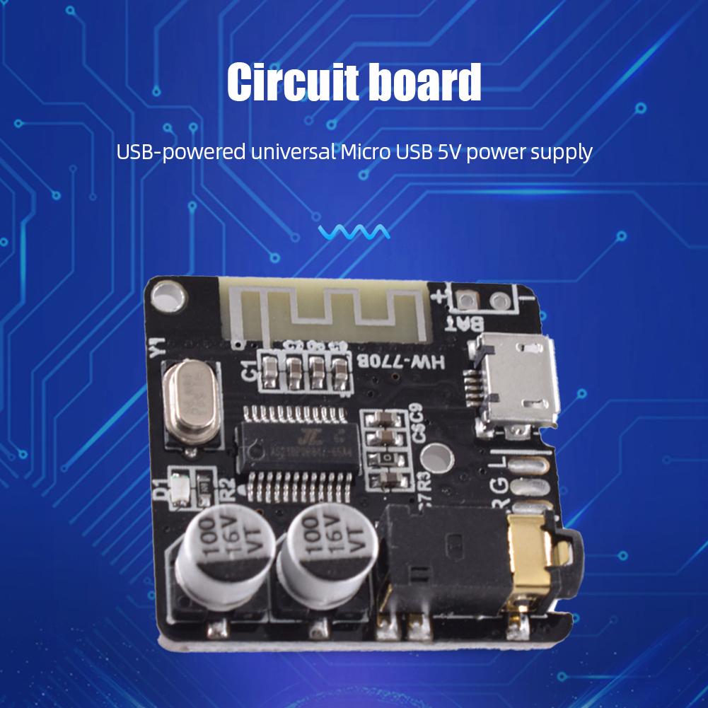 1-20PCS Bluetooth Audio Receiver Board Bluetooth 5.0 MP3 Lossless Decoder Board Wireless Stereo Music Module 3.7-5V XY-BT-Mini