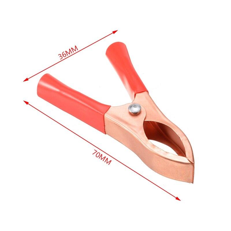 10 шт., 30 А, пружинный зажим типа «крокодил», красный и черный зажим для автомобильного аккумулятора, кабели, зажим «крокодил», зажим для зарядного устройства, инструмент для измерения напряжения, аксессуар