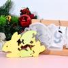 High Temperature Resistant Food Grade Silicone Easter Rabbit Mold for Handmade Craft Projects and Holiday Ornaments