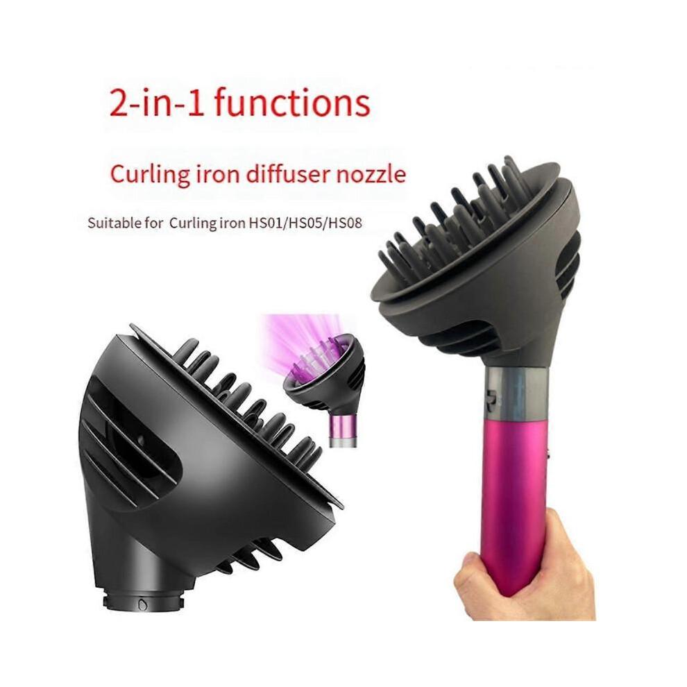 Wave and Curl Diffuser for Dyson Airwrap HS01 HS05 HS08 Two Airflow Dome or Diffuse Modes Hair Diffu