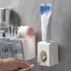 Держатель зубной щетки, набор для выдавливания зубной пасты, простая установка, настенный держатель для зубной щетки в ванной комнате